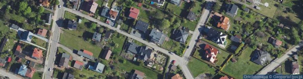 Zdjęcie satelitarne Modrzewiowa ul.