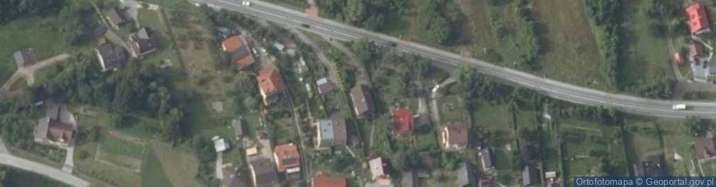 Zdjęcie satelitarne Myślenicka ul.