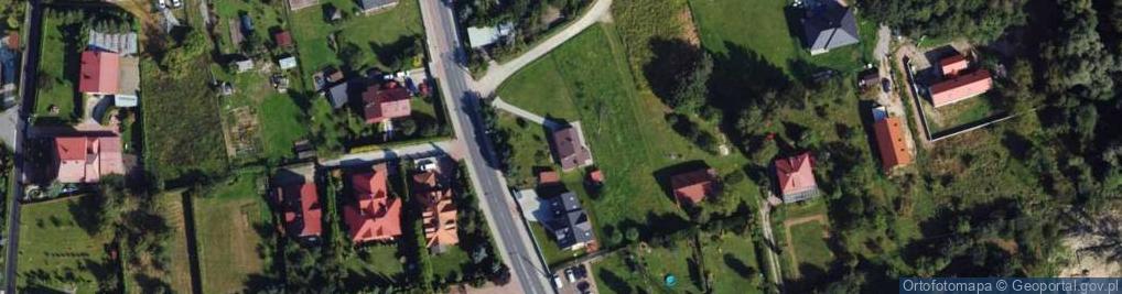 Zdjęcie satelitarne Myślenicka ul.