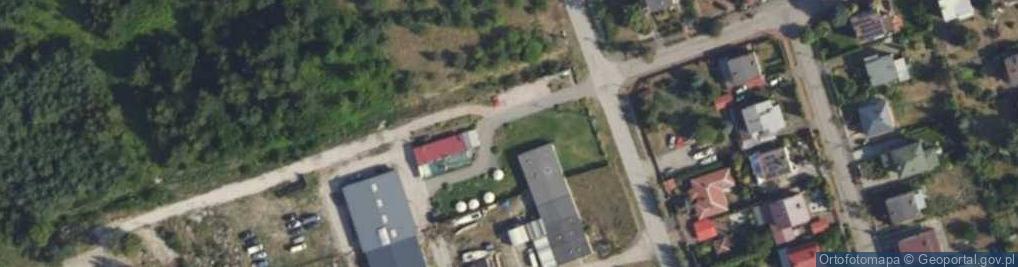 Zdjęcie satelitarne Myśliwska ul.