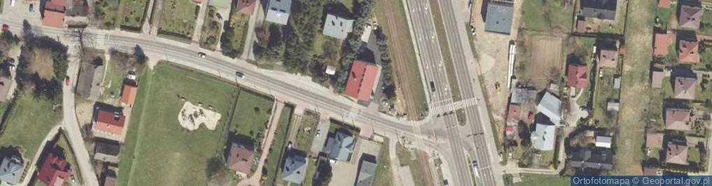 Zdjęcie satelitarne Myśliwska ul.