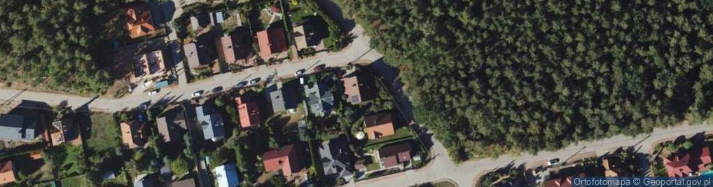 Zdjęcie satelitarne Myśliwska ul.