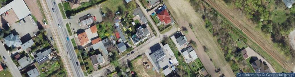 Zdjęcie satelitarne Myśliwska ul.