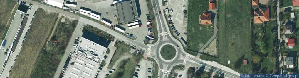 Zdjęcie satelitarne Na Lotnisko ul.