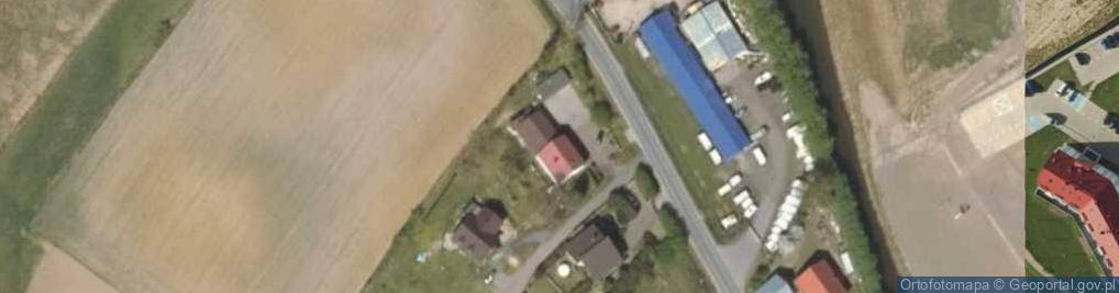 Zdjęcie satelitarne Nad Łyną ul.