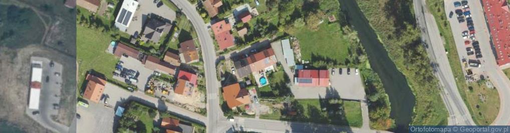Zdjęcie satelitarne Nad Łyną ul.