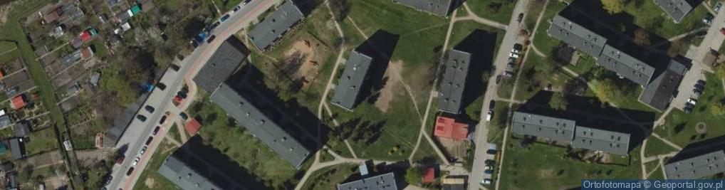 Zdjęcie satelitarne Nad Łyną ul.