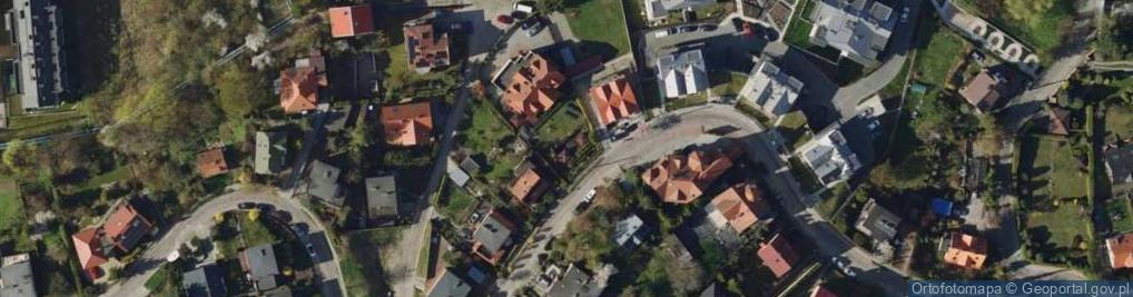 Zdjęcie satelitarne Na Zboczu ul.