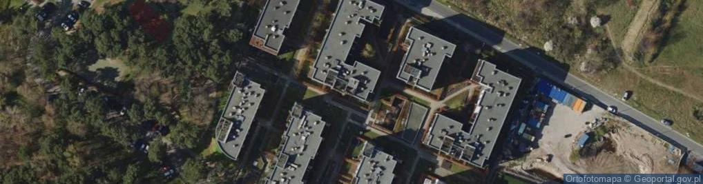 Zdjęcie satelitarne Nadmorski Dwór ul.