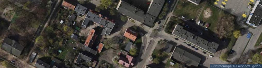 Zdjęcie satelitarne Na Zaspę ul.