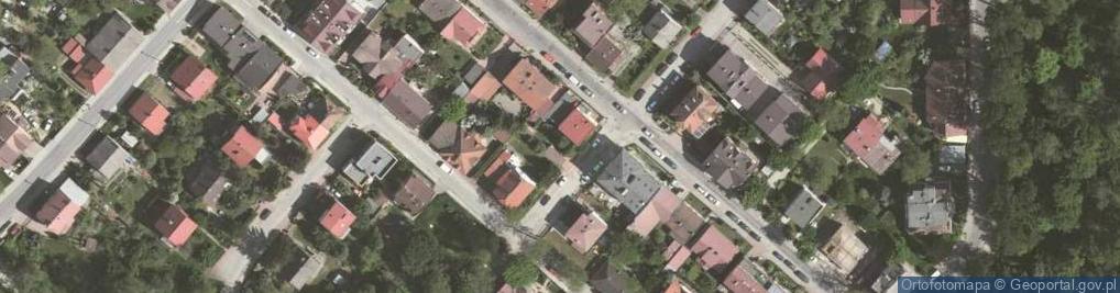 Zdjęcie satelitarne Na Zrębie ul.