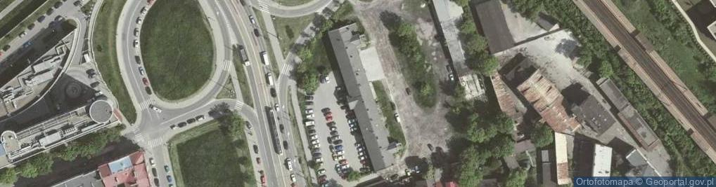Zdjęcie satelitarne Na Zjeździe ul.