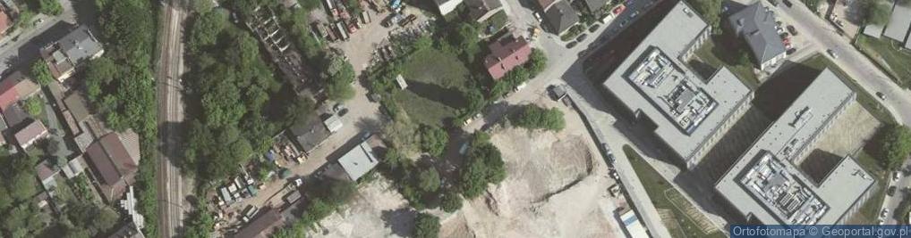 Zdjęcie satelitarne Na Dołach ul.