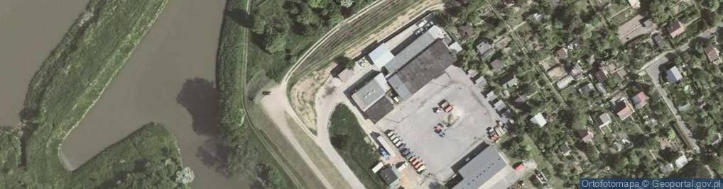 Zdjęcie satelitarne Na Zakolu Wisły ul.
