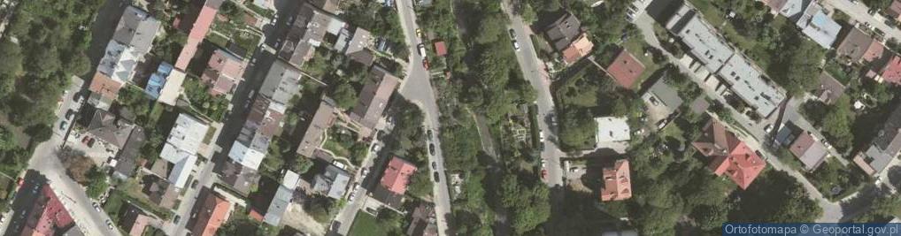 Zdjęcie satelitarne Na Wiankach ul.
