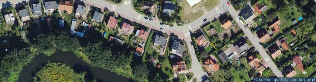 Zdjęcie satelitarne Nad Łyną ul.