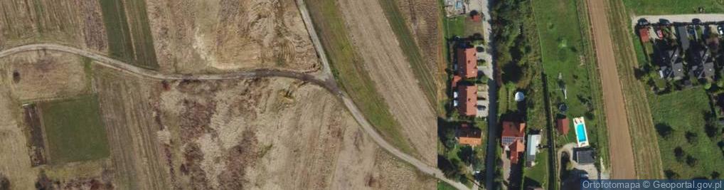 Zdjęcie satelitarne Na Brzezie ul.