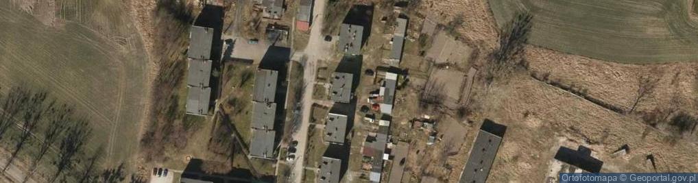 Zdjęcie satelitarne Naborów ul.