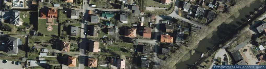 Zdjęcie satelitarne Nad Kanałem ul.