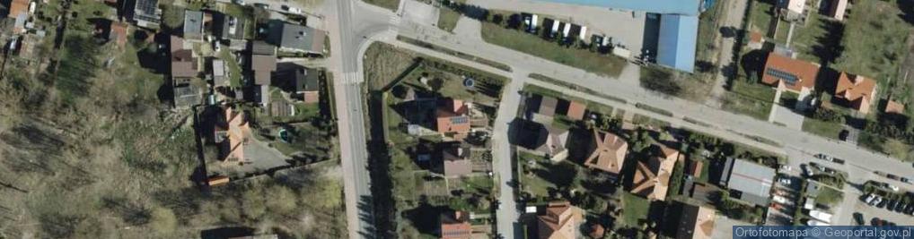 Zdjęcie satelitarne Narożna ul.