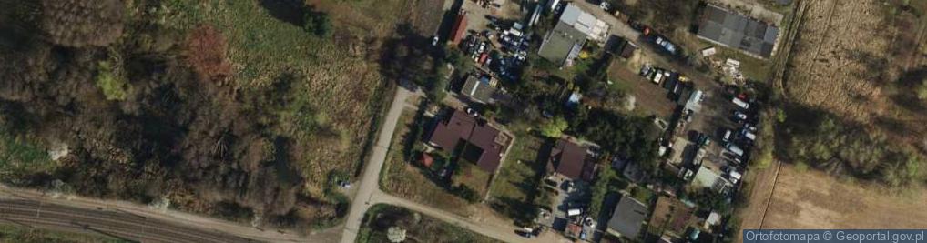 Zdjęcie satelitarne Nad Różanym Potokiem ul.