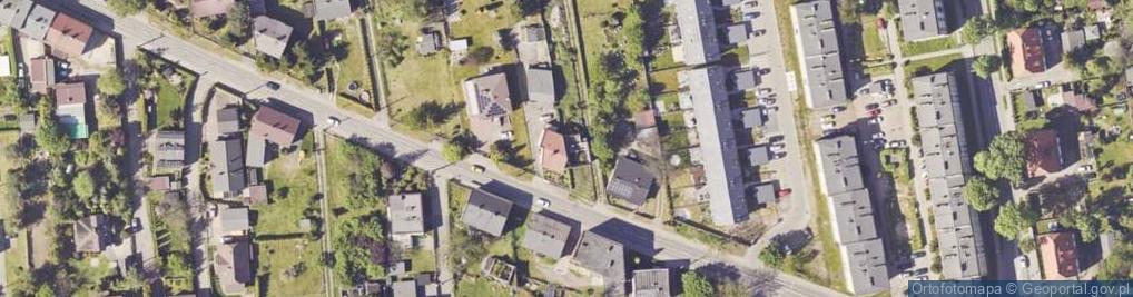 Zdjęcie satelitarne Na Piaski ul.