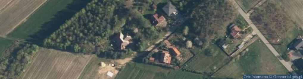Zdjęcie satelitarne Na Uboczu ul.