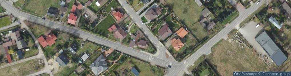 Zdjęcie satelitarne Na Piaski ul.
