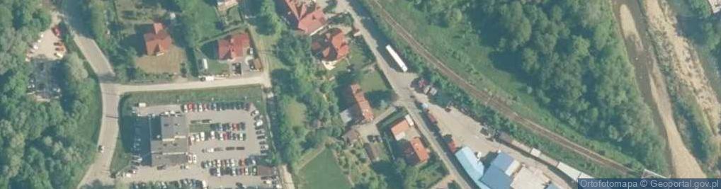 Zdjęcie satelitarne Nad Skawą ul.