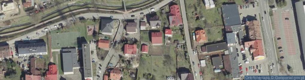 Zdjęcie satelitarne Nadbrzeżna Dolna ul.