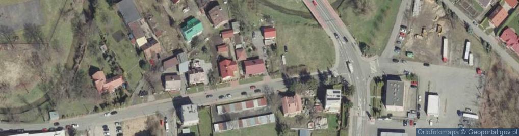 Zdjęcie satelitarne Nadbrzeżna Górna ul.