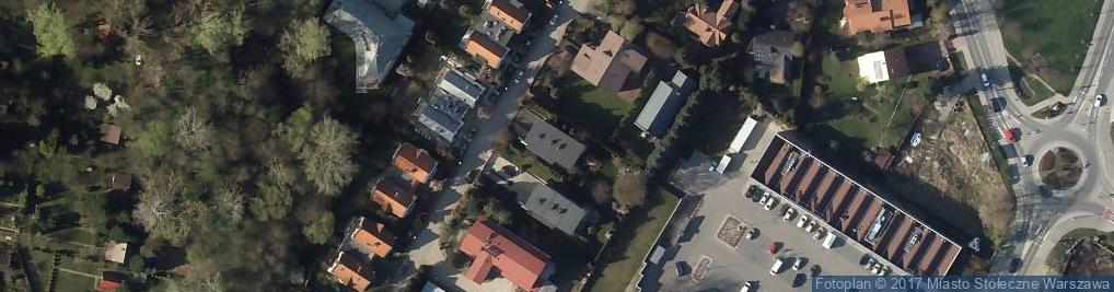 Zdjęcie satelitarne Nad Wilanówką ul.
