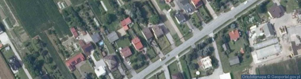 Zdjęcie satelitarne Nękanowice ul.