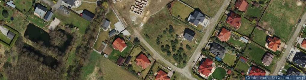 Zdjęcie satelitarne Niebieska ul.