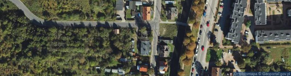 Zdjęcie satelitarne Nowiny ul.