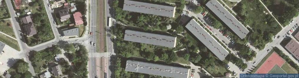 Zdjęcie satelitarne Nowosądecka ul.
