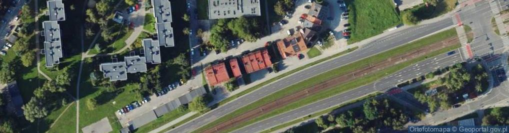 Zdjęcie satelitarne Nowosądecka ul.