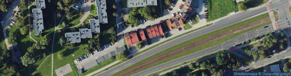 Zdjęcie satelitarne Nowosądecka ul.