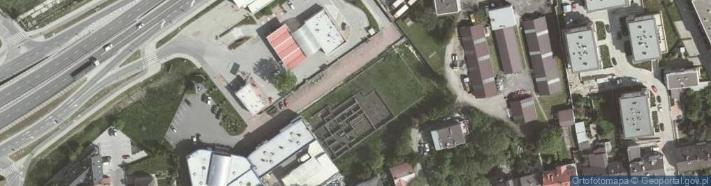 Zdjęcie satelitarne Nowohucka ul.