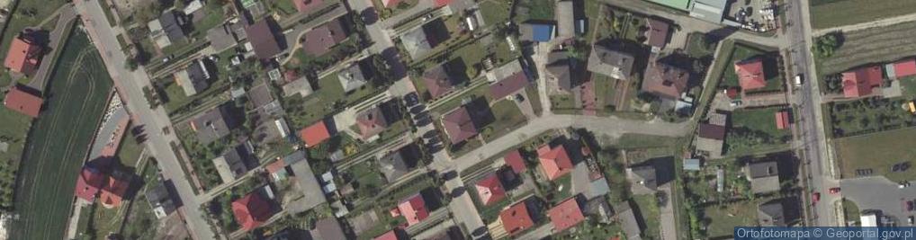 Zdjęcie satelitarne Nowoprojektowana ul.