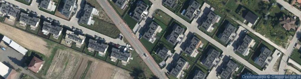 Zdjęcie satelitarne Nowoczesna ul.