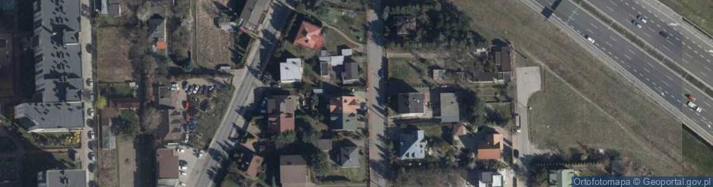 Zdjęcie satelitarne Noworegulska ul.