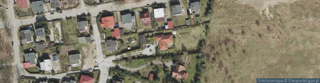 Zdjęcie satelitarne Nowy Kisielin-Modrzewiowa ul.