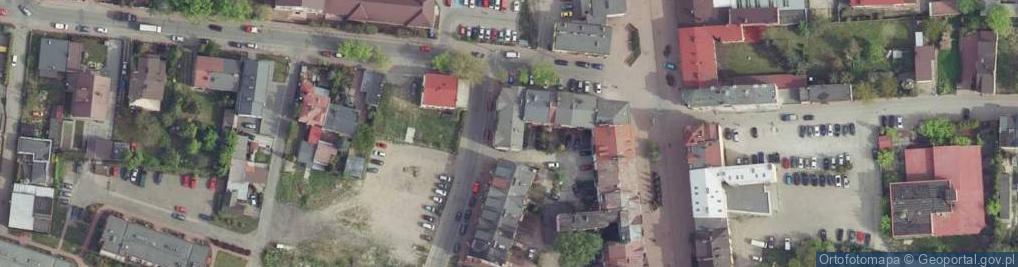 Zdjęcie satelitarne Obrońców Getta ul.