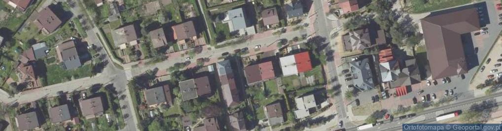 Zdjęcie satelitarne Obrońców Łomży ul.