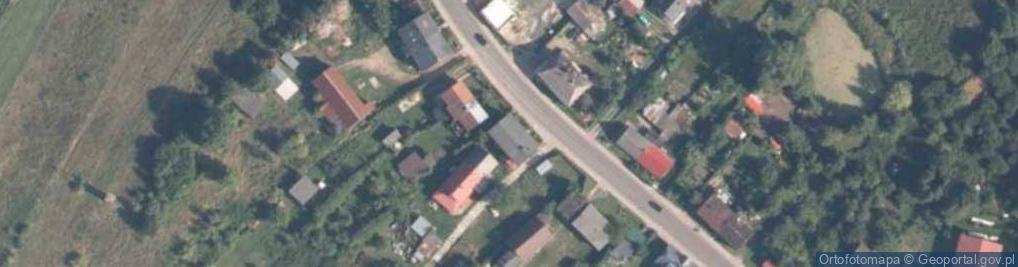 Zdjęcie satelitarne Objazda ul.