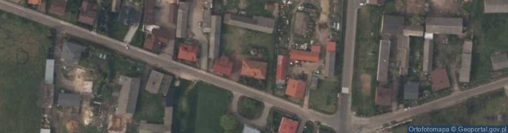 Zdjęcie satelitarne Obrów ul.