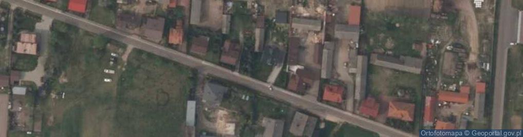 Zdjęcie satelitarne Obrów ul.