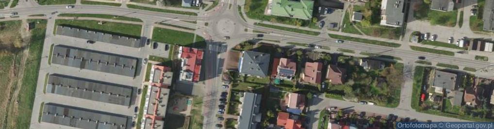 Zdjęcie satelitarne Obrońców Wybrzeża ul.