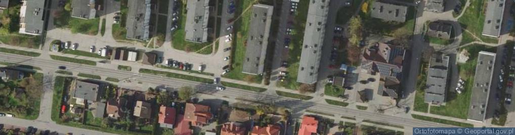 Zdjęcie satelitarne Obrońców Wybrzeża ul.